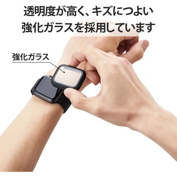 AW-44CSPCGBK アップルウォッチ Apple Watch ケース フルカバー SE 6 5