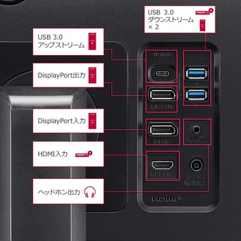 23.8インチ ワイド 液晶ディスプレイ(2560x1440/WQHDHDMI/Display Port/USB Type-C/ノングレア/IPSパネル) LG
