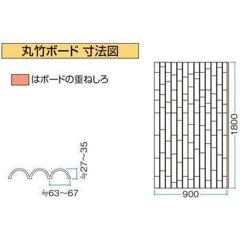 エバー丸竹ボード エバーバンブー