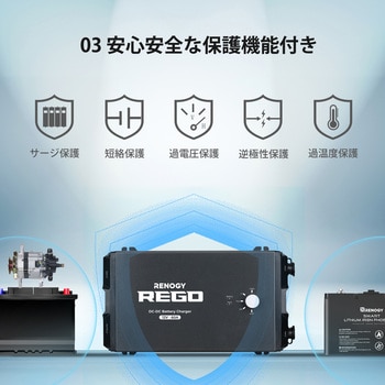 RCB1260DO-100506PR 走行充電器/アイソレーター 1台 RENOGY