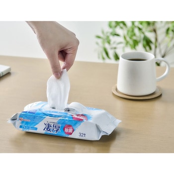 凄厚ウェットティッシュ ノンアルコールタイプ 32枚×3P アイリスオーヤマ