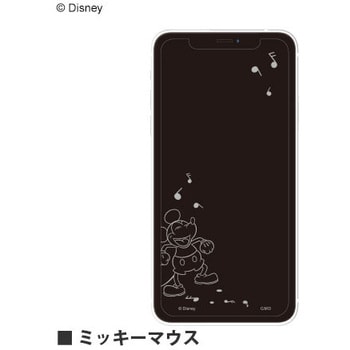 ディズニーキャラクター iPhone12 12 Pro対応ガラススクリーン