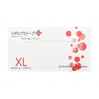 NPVグローブPLUS(プラス) パウダーなし/箱/XL ファーストレイト