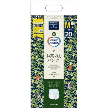 Tエルモアいちばんお茶の力パンツ/袋/M-L カミ商事