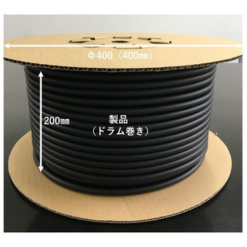 20w×10t×50M スポンジ甲丸紐 1巻 岡安ゴム 【通販モノタロウ】