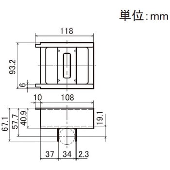 プラコン受け金具 矢崎化工