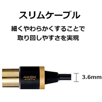 アンテナ分波器 TV用 4K8K対応 エレコム