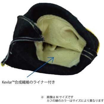 ヤギ革ケブラー裏地付き溶接用手袋 superior glove(スーペリア)
