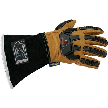 ヤギ革ケブラー裏地付き防振 耐衝撃手袋 superior glove(スーペリア)