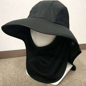 軽量日よけハットマスク付 ヤマショウ 日除け帽子・フード/サン