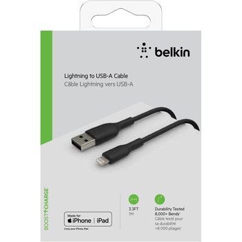 BOOST↑UP CHARGE Lightning to USB-A PVCケーブル BELKIN(ベルキン)
