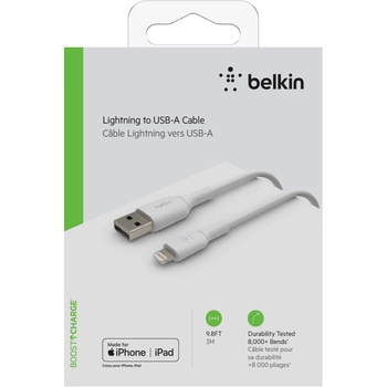 BOOST↑UP CHARGE Lightning to USB-A PVCケーブル BELKIN(ベルキン)