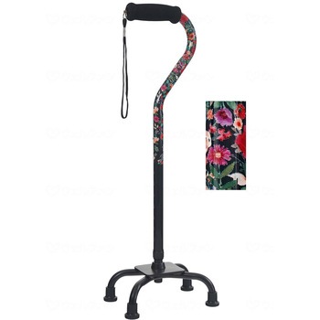 オールアルミ4点杖/ブーケ/- - フジホーム