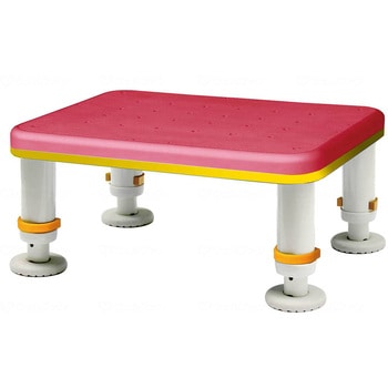 ダイヤタッチ浴槽台 レギュラーサイズ/コーラルピンク/15-25 シンエイテクノ