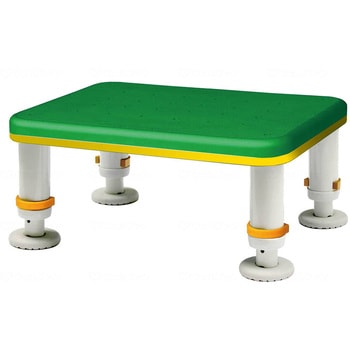 ダイヤタッチ浴槽台 レギュラーサイズ/ライムグリーン/15-25 - シンエイテクノ