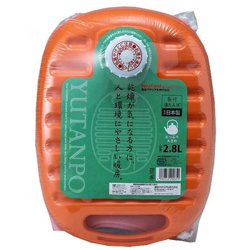 ポリ湯たんぽ2．8L袋付/-/- 岩谷マテリアル