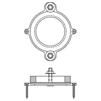掃除流し用排水フランジ(鉛管用) INAX(LIXIL)