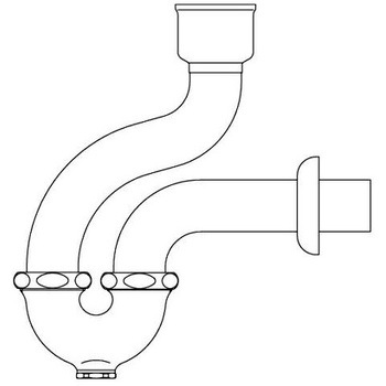 UF-14P 小便器用排水Pトラップ INAX(LIXIL) 65196033