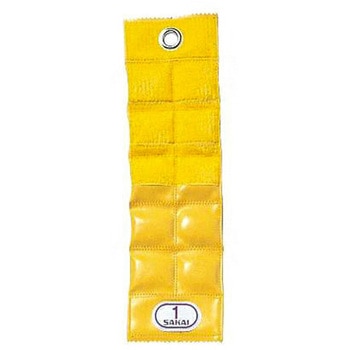 カラー重錘バンド/イエロー/1kg 酒井医療