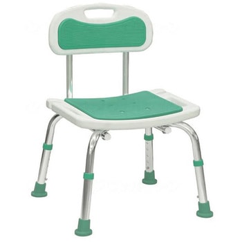 シャワーチェア楽湯STS 背付/ライトグリーン/- - 島製作所