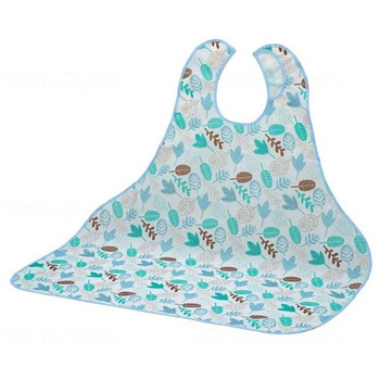 肩まわりすっきり食事エプロン/リーフ緑/- ピジョン タヒラ