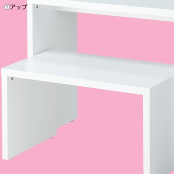 木製スリムコの字テーブル ストア・エキスプレス