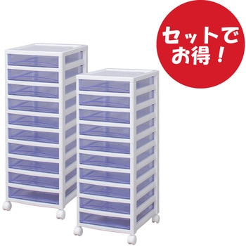 【セットでお得】スーパークリアチェスト2台セット アイリスオーヤマ