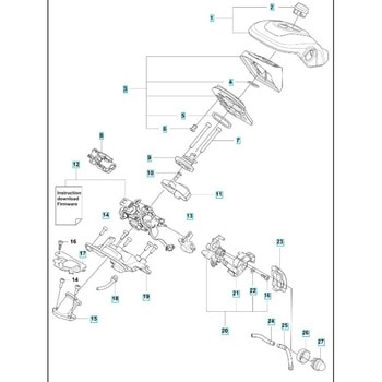 ゼノア エンジンチェーンソー GZ3700 部品 キャブレタおよびエアフィルター ゼノア