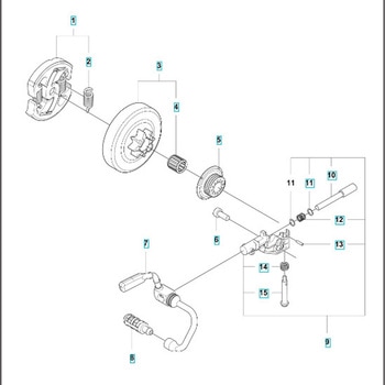 ゼノア エンジンチェーンソー GZ3700 部品 クランクケース ゼノア