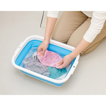 薄く畳める洗い桶 コジット