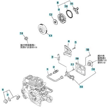 ゼノア エンジンチェーンソー GZ3750 部品 クラッチおよびオイルポンプ ゼノア