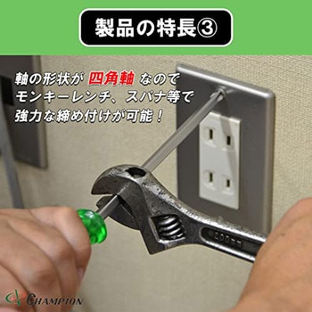 角軸貫通ドライバー チャンピオンツール