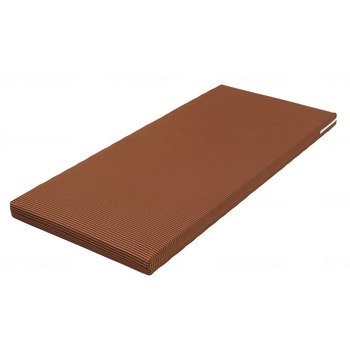 ベッドマットレス ハード&ソフト/ブラウン/Sレギュラー ウェルファン