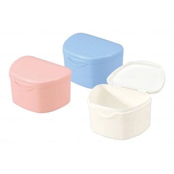 プレーンポット 入れ歯ケース/ブルー/- ウェルファン