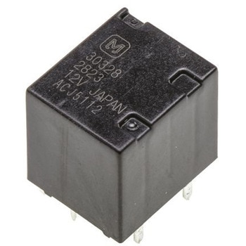 Panasonic 自動車用リレー 12V dc， 2c接点 基板実装タイプ Panasonic(パナソニック)