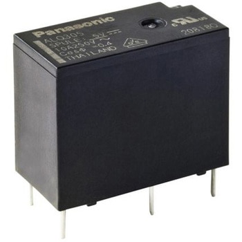 Panasonic パワーリレー 5V dc SPST 基板実装タイプ Panasonic(パナソニック)