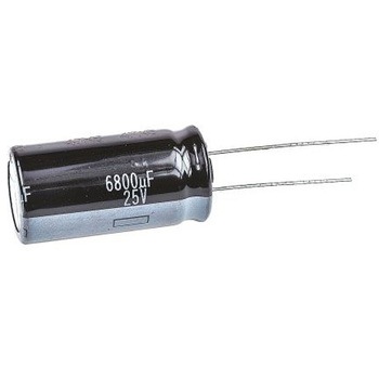 Panasonic コンデンサ 6800μF， ，25V dc， EEUHD1E682 Panasonic(パナソニック)