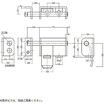 カンヌキ締り ステンレス 19-S 末広金具(SUEHIRO)