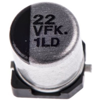 Panasonic コンデンサ 22μF， ，35V dc， EEEFK1V220R Panasonic(パナソニック)
