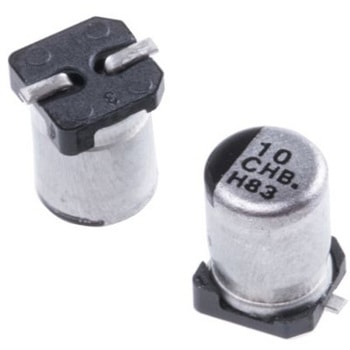 Panasonic コンデンサ 10μF， ，16V dc， EEEHB1C100AR Panasonic(パナソニック)