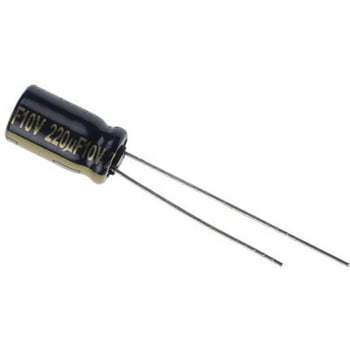 Panasonic コンデンサ 220μF， ，10V dc， EEUFC1A221S Panasonic(パナソニック)