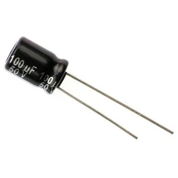 Panasonic コンデンサ 100μF， ，50V dc， EEUEB1H101S Panasonic(パナソニック)