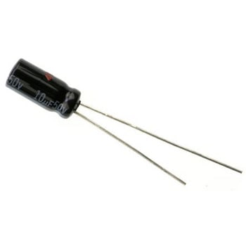 Panasonic コンデンサ 10μF， ，50V dc， EEUHD1H100 Panasonic(パナソニック)