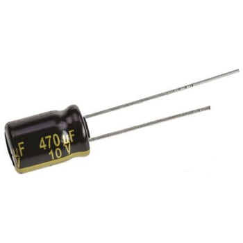 Panasonic コンデンサ 470μF， ，10V dc， EEUFM1A471 Panasonic(パナソニック)