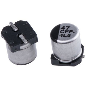 Panasonic コンデンサ 47μF， ，16V dc， EEEFPC470UAR - Panasonic(パナソニック)