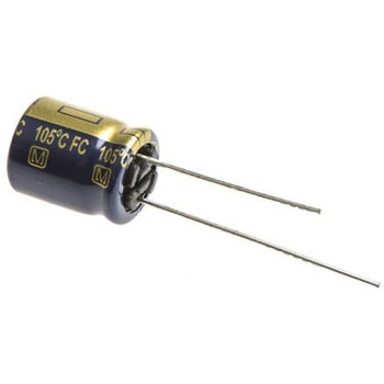 Panasonic コンデンサ 100μF， ，50V dc， EEUFC1H101 Panasonic(パナソニック)