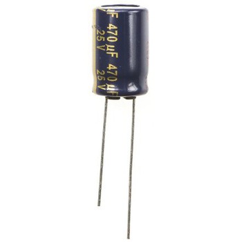 Panasonic コンデンサ 470μF， ，25V dc， EEUFC1E471 Panasonic(パナソニック)