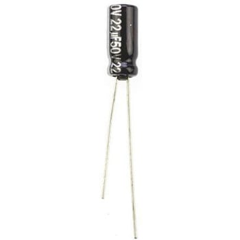 Panasonic コンデンサ 22μF， ，50V dc， ECA1HHG220 Panasonic(パナソニック)