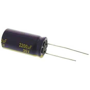 Panasonic コンデンサ 2200μF， ，35V dc， EEUFC1V222 Panasonic(パナソニック)