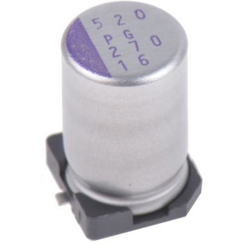 Panasonic ポリマーコンデンサ，SVPG，270μF，16V dc，16SVPG270M Panasonic(パナソニック)
